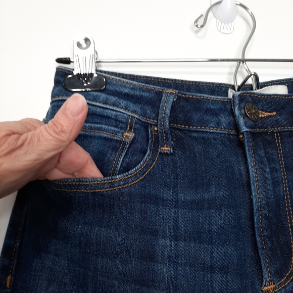 Driftwood Jackie Skinny Embroidered Jeans Mid Rise Stretch Womens Size 26W 28L - Picture 3 of 13